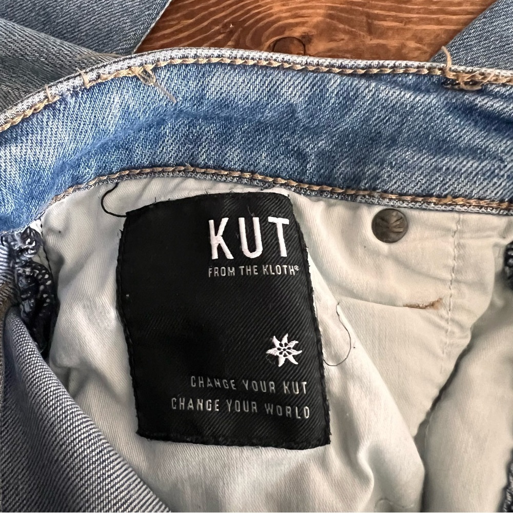Kut From The Kloth Women’s Jeans Size 6 Button Fly Ankle High Rise Cropped - Picture 14 of 15